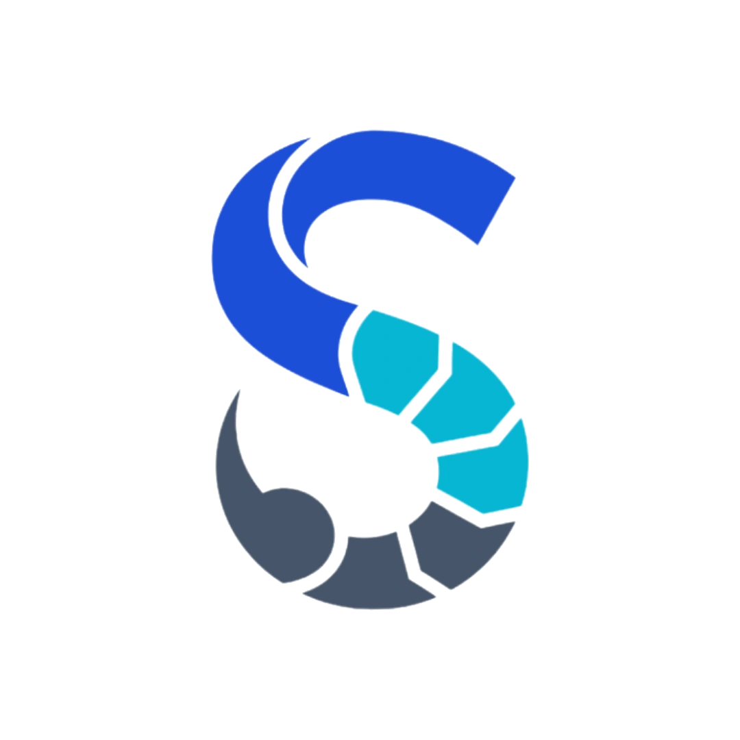Isotipo Scorpio Towers AZUL NEÓN